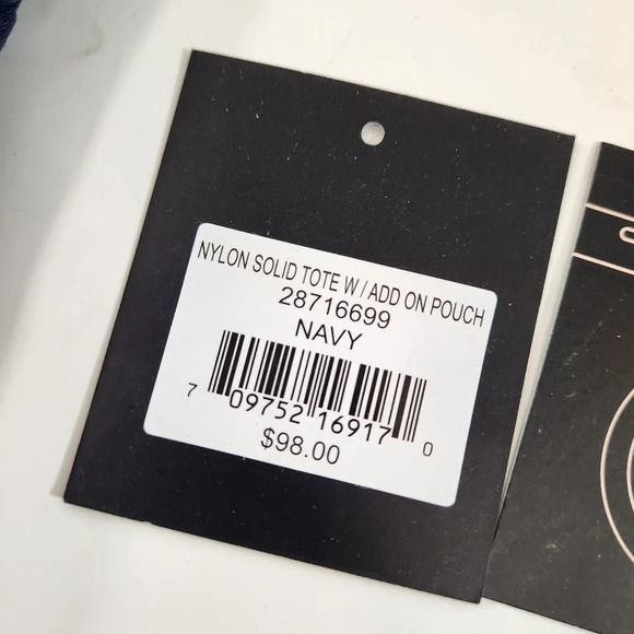 Nanette Lepore Nylon Tote Navy - Picture 10 of 13